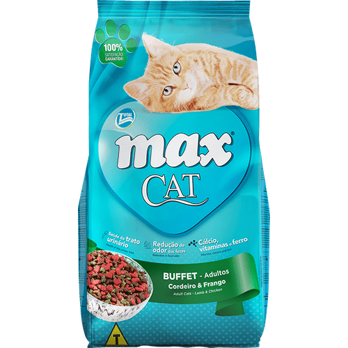 Ração Total Max Cat Buffet para Gatos Adultos 20kg