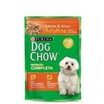 Ração Úmida Purina Dog Chow para Cães Adultos de Raças Pequenas Sabor Salmão e Arroz 100g