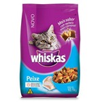 Ração Whiskas para Gatos Adultos Sabor Peixe - 10,1kg