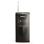 Rádio a Pilha Philips AE1500 Am/Fm com Entrada para Fone de Ouvido
