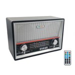 Rádio Antigo Edição Retrô Mp3 Portátil Novo Bluetooth C 2068