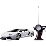 Rádio Control 1:10 Lamborghini Aventador LP 7004 Branco - Maisto