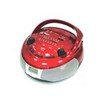 Rádio Portátil Lelong Le-658 (vermelho) Fm / USB / Aux / Controle Remoto