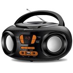 Rádio Portátil Mondial Boom Box Bx-19 Rádio Fm Bluetooth e Entrada Usb Preto/laranja – Bivolt