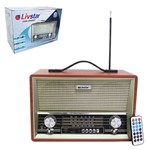 Radio Recarregavel 8w Bivolt com Controle Bluetooth/usb/fm/am/tf