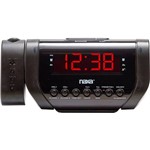 Rádio Relógio Naxa Mod NRC-167 USB Preto