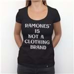 Ramones Is Not a Clothing Brand - Camiseta Clássica Feminina