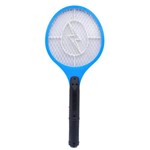 Raquete Elétrica Recarregável Mata Mosquito Mosca Bivolt - Wincy - Azul