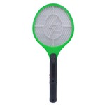 Raquete Elétrica Recarregável Mata Mosquito Mosca Bivolt - Wincy - Verde