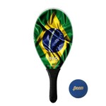 Raquete Frescobol Evo Fibra de Vidro Brasil com Bola Penn