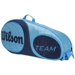 Raqueteira Wilson Team 3 Pack Wrz853403 Azul Claro / Azul Escuro Único
