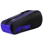 Raqueteira Yonex Team X6 Preta e Azul Royal