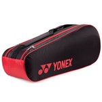 Raqueteira Yonex Team X6 Preta e Vermelha