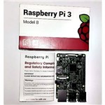 Raspberry Pi 3 Modelo B (placa+caixa+manual