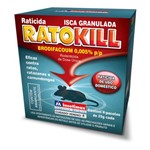 Raticida Ratokill Granulado - Sachê 25 G