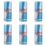 Red Bull Energético Lata S/ Açúcar 250ml (kit C/06)