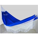 Rede de Dormir Sol a Sol Premium Azul Royal