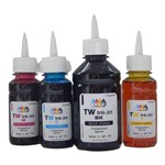 Refil de Tinta para Epson L355 - 550ml Black, Cyan, Magenta e Yellow Corante com Bico Dosador