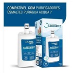 Refil Filtro Vela ACQUATEC para Purificadores Esmaltec ACQUA7 Puragua (SIMILAR)
