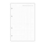 Refil para Organizador Planner Quadriculado 30f 12,5x20cm Otima S/L Subst Pelo Pp060618