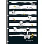 Refil Tiliflex para Caderno Argolado Universitário Snoopy 80 Folhas