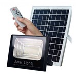 Refletor Led Placa Painel Solar Bateria 50w Luz Branca