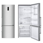 Refrigerador Lg Universe, 2 Portas, Frost Free Inverter, 445L, Aço Escovado - 127V