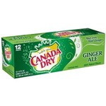 Refrigerante Canada Dry Ginger Ale - 12 Unidades 355ml
