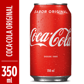 Refrigerante Coca-Cola Original 350ml (Lata)