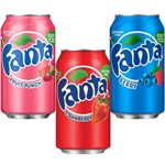 Refrigerante Fanta 3 em 1 - Strawberry + Berry +fruit Punch