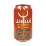 Refrigerante Orgânico de Laranja 350ml Lata - Wewi