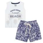Regata C/ Shorts para Bebê Pacific Ocean - Time Kids