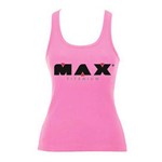 Regata Feminina Algodão Rosa Fitness - Max Titanium
