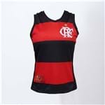 Regata Feminina Flamengo Decote V Hoop CRF P