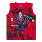 Regata Infantil Masculino Superman Vermelho - Marlan 1