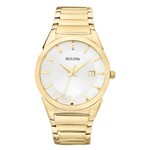 Relógio Bulova Masculino Slim Wb21605h Dourado Analogico