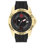 Relógio Clubes Technos Masculino Flamengo Dourado Fla2415ab/4p