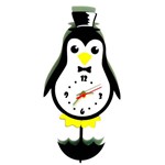 Relógio com Movimento Pinguim