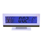 Relógio de Mesa Digital Despertador Temperatura