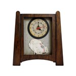 Relógio de Mesa Vintage - Modelo Carro Clássico - 30x27cm