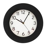Relógio de Parede 30Cm Borda Preto - Sottile