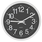 Relógio de Parede 30Cm Preto - Sottile