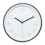 Relógio de Parede Branco 30cm Thick Numbers Urban