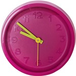 Relógio de Parede Color Clock Pink Uatt? Analógico