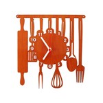 Relógio de Parede Decorativo - Modelo Cozinha - Ambar - ME Criative