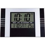 Relógio de Parede Digital com Temperatura Data e Despertador Kenko Kk-5850