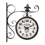Relógio de Parede Dupla Face Kensington London 1887