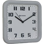 Relógio de Parede Eurora Quadrado Cinza 6540-205