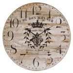 Relógio de Parede Rústico Wood 58cm