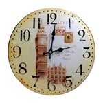 Relógio de Vidro Redondo Relógio Big Ben